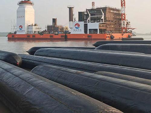 Dia 1.8m 10 Layer Ship Launching AirBags Explosion Proof Thickening Wear Resistant