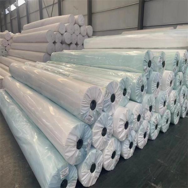 50-100m/roll PP PET Short Fiber Non Woven Geotextile Reinforced Needle Punched Geotextile
