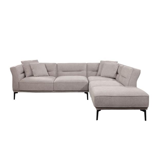 Wear Resistant Luxury Corner Sofa Anti Scratch Anti Fading For Home