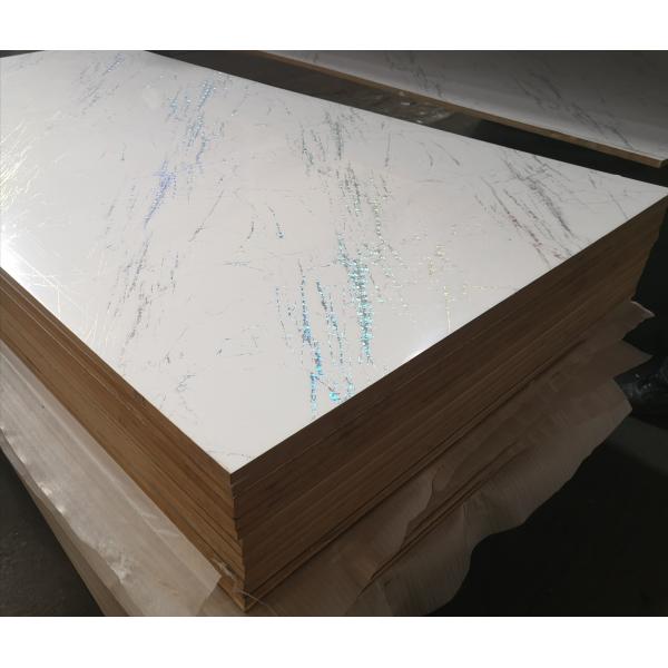 Marble color  High gloss 18mm 12mm laminate furniture acrylic mdf boards in china