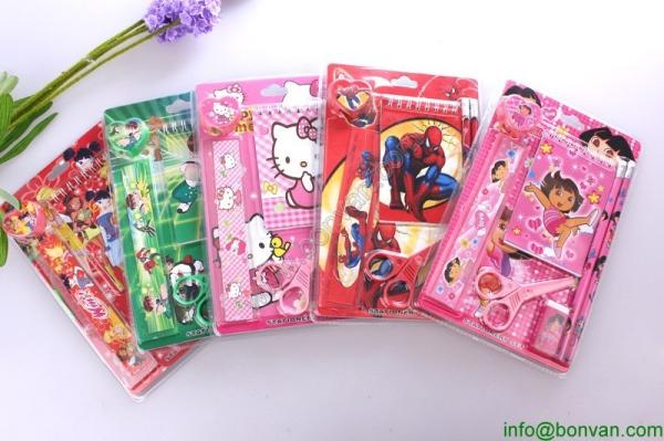 school supplies stationery products back to school kids stationery set,custom stationery