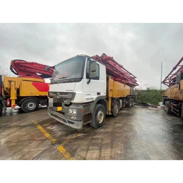 2018 Sy 56m Concrete Pump on MB Truck Concrete Mixer Machine for Semi-Dry Shotcrete