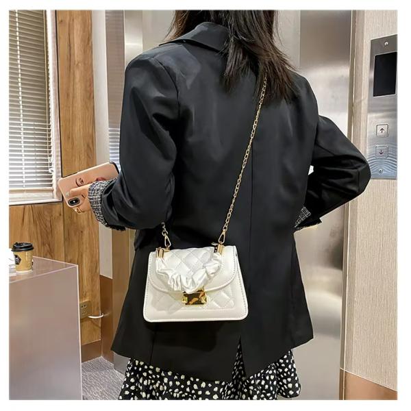 OEM/ODM Accepted Wallet Purses and Handbags for Women's Small Square Shoulder Bags