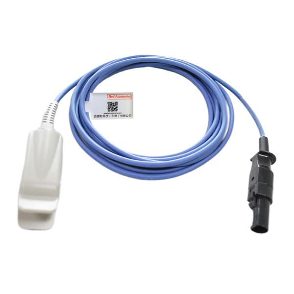Datex GE Ohmeda Compatible Short 7pin Finger Clip SpO2 Sensor - OXY-F1-H