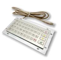 Résistant à l'eau IP65 extérieur 41 touches Mini clavier métallique en acier inoxydable