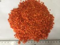 as microplaquetas secadas friáveis da cenoura de 5x5mm, vegetal desidratado lascam a nutrição