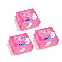 Protections écologiques de période menstruelle des serviettes hygiéniques des femmes légères de coton