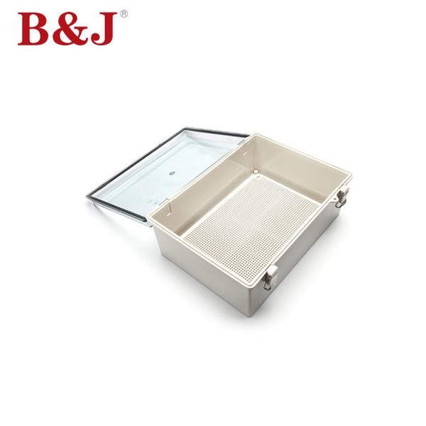 Transparent Cover Outdoor Electrical Enclosure , Outdoor Weatherproof Electrical Enclosures