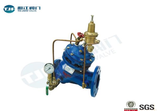 Diaphragm Style Hydraulic Control Valve , Ductile Iron Pressure Relief Valve