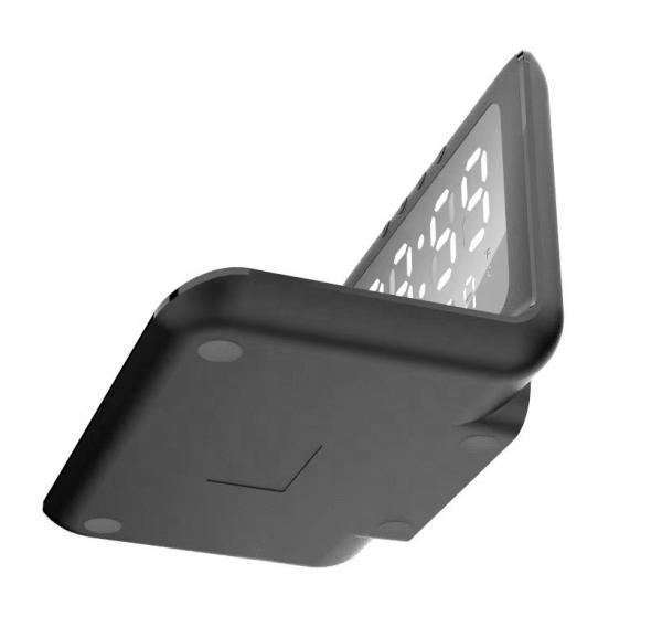 Oem  Qi Standard Wireless Phone Charger Alarm Clock With Charging Pad  Powerful