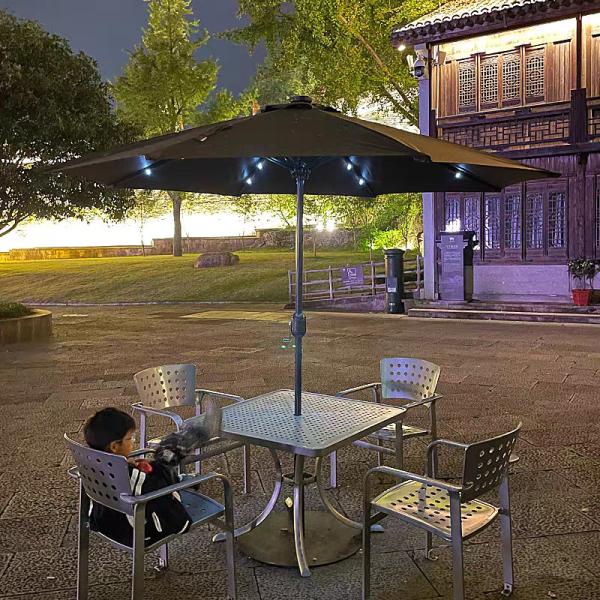 Beach Umbrella Customized Sunshade with Outdoor Foam and Water-Resistant Fabric