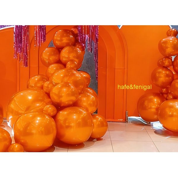 Reusable 0.8mm PVC Reflective Mirror Balloons Compatible With Foil Balloons