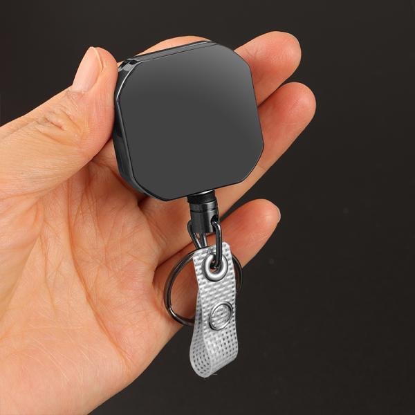 Deyi Badge Reel Outdoor Sports Retractable Metal Heavy Duty Badge Holder Belt Clip Key Ring