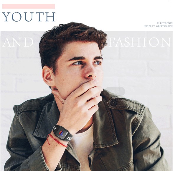 дозоры спорта цифровых часов дисплея лькд для людей водоустойчивых