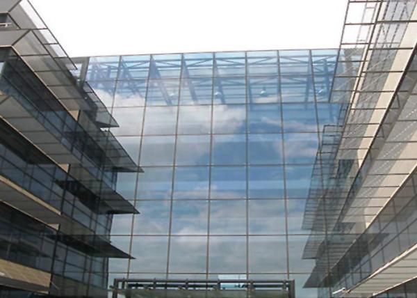 Shopping Mall Stainless Steel Curtain Wall Strong Earthquake Resistance Customized Color