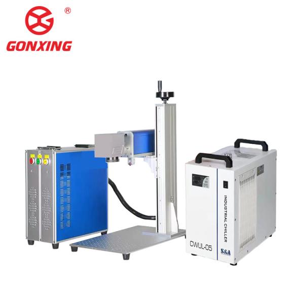 Stand-Alone Configuration GONXING Split UV Laser Marking Machine 3W 5W 10W Fiber Laser With Double Red Light For Glass