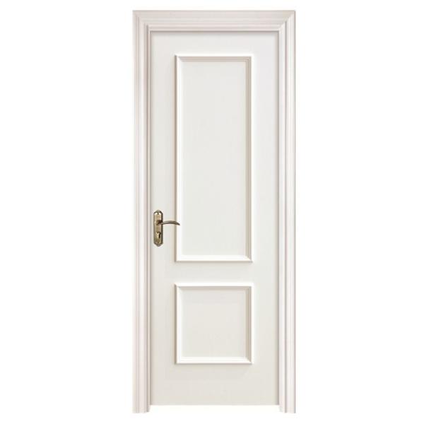 Le design moderne et élégant de la porte creuse en composite bois-plastique (WPC) s'harmonise avec divers styles d'intérieur