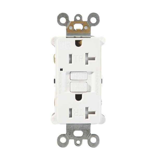 125V 20A GFCI Electrical Outlet Self Test Ground Fault Interrupters