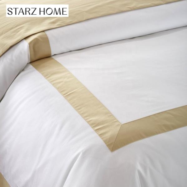 Star Hotel Plain White Luxury Comforter Quilt Cover Постельное белье из хлопчатника