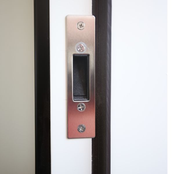 Sleek Modern Solid Wood Doors Set Paint Surface Technology For Bedroom Bathroom