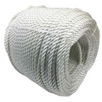 White Color Nylon Rope 32mm Diameter 3 Strand Twist Nylon Marine Rope