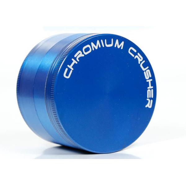Chromium Zinc Alloy Metal Grinder Weed Flat Plate Smoke Mill / Crusher 40 50 55 63 75mm