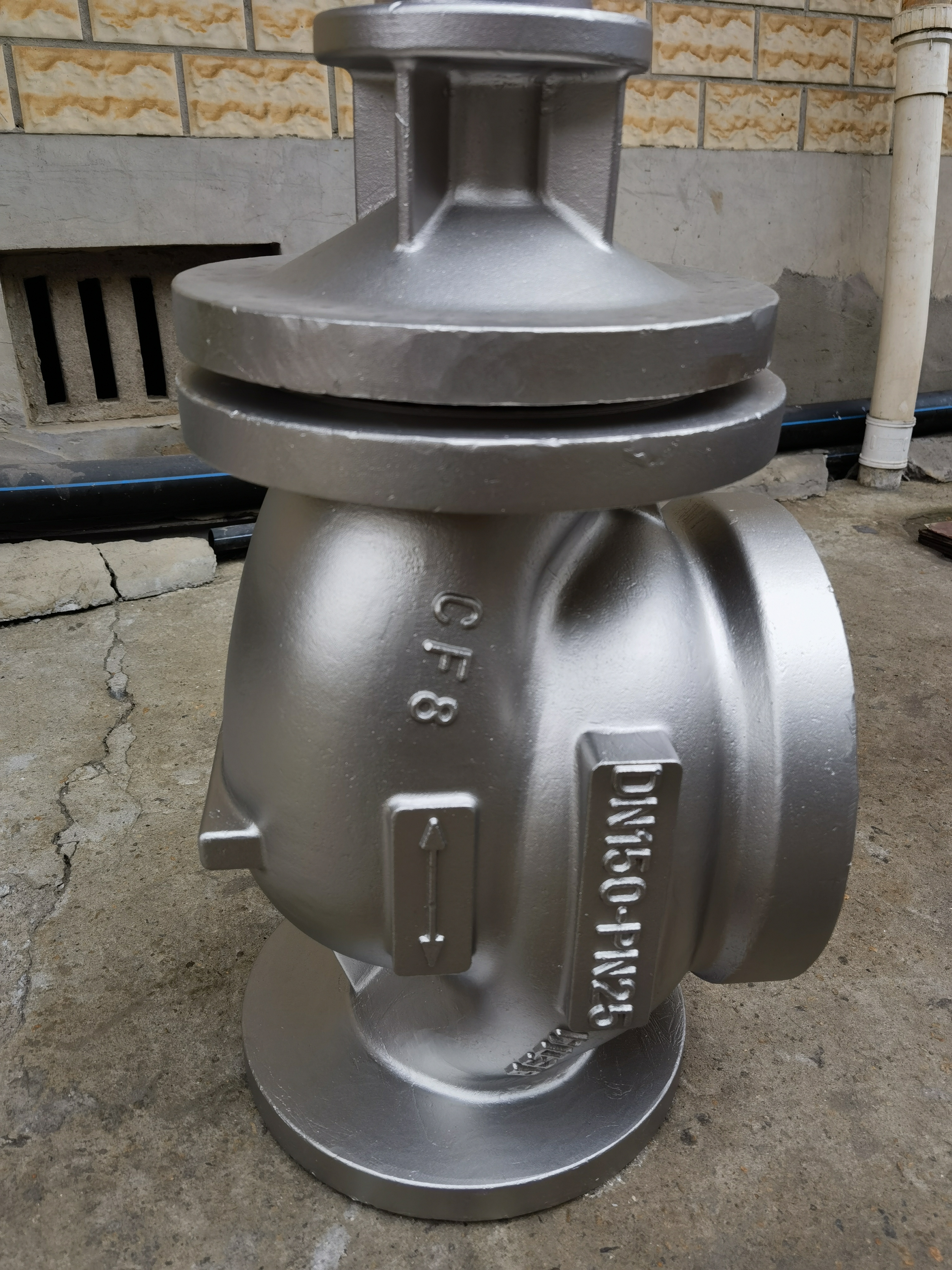 Custom Stainless Steel Check Valve Casting with Corrosion Resistance and Sand Casting Process for Water & Chemical Pipelines