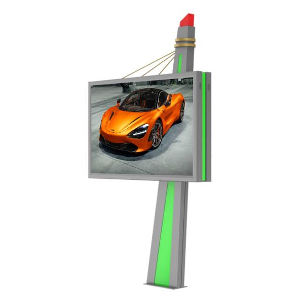 P6 customized high brightness IP65 waterproof steel digital screen outdoor led billboard