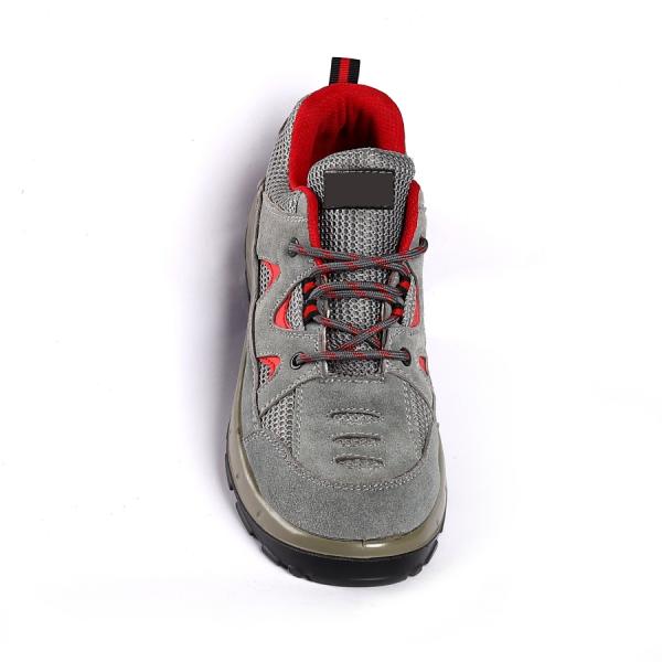 Shengjie Metal Eyelet Leather Mesh Противоскользящая и нефтяная рабочая функция Спортивная PU мужская обувь безопасности