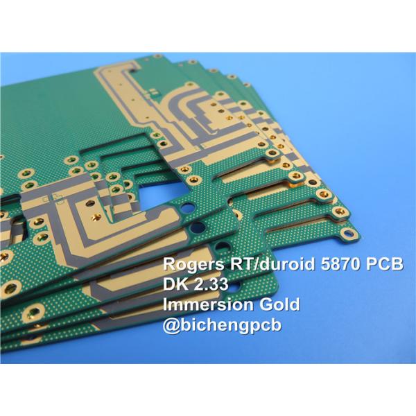 Rogers RT/Duroid 5870 10mil 0.254mm High Frequency PCB for Commercial Aireline Broadband Antennas