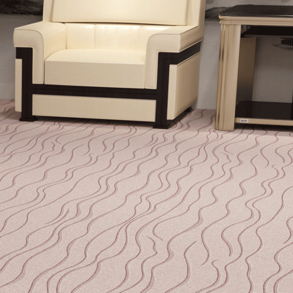 Hotel Modular Carpet Tiles with Nylon 66 Tufted Textured Loop Pile in 60 CM X 60 CM Size