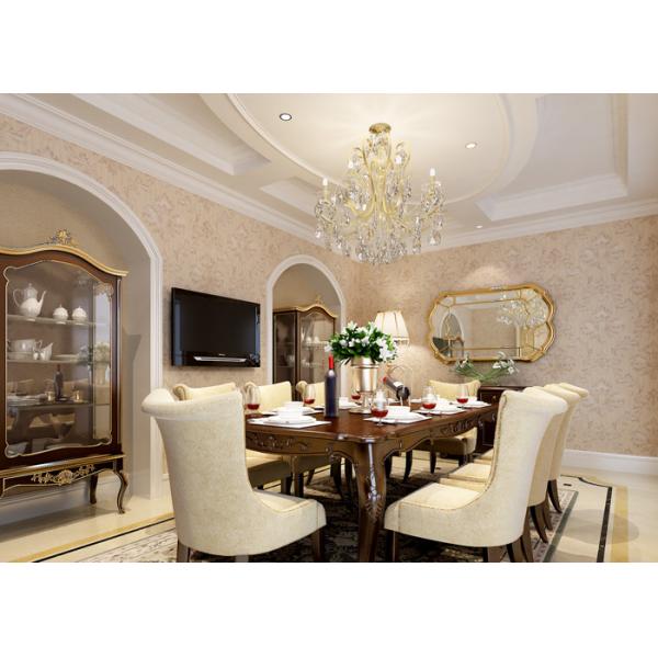 Обои картины штофа классицистического винила типа золотистые/преимущественное WallCoverings ретро