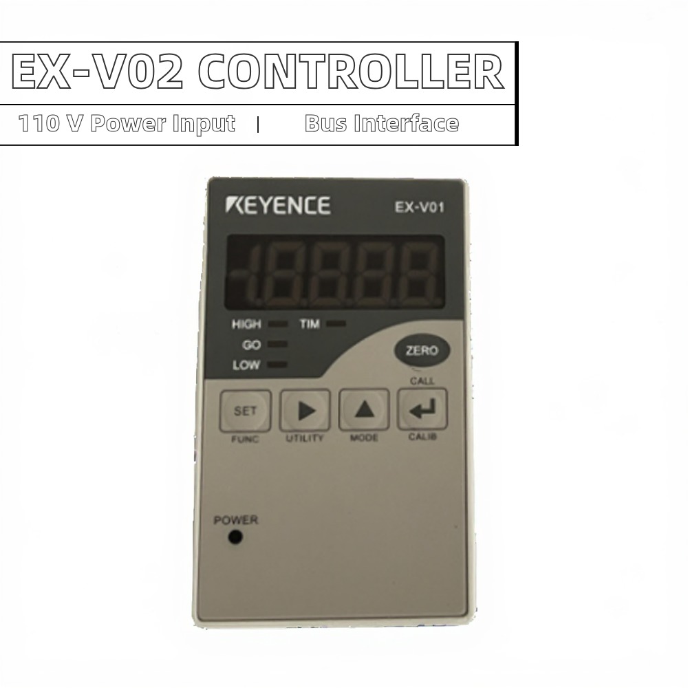 KEYENCE 110V EX-V02 Original Supply Dedicated Controller Inductive Displacement PLC PAC