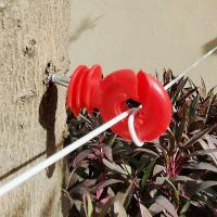 Screw In Electric Fence Insulators Ring Post Wood Pasture Garden Accessories