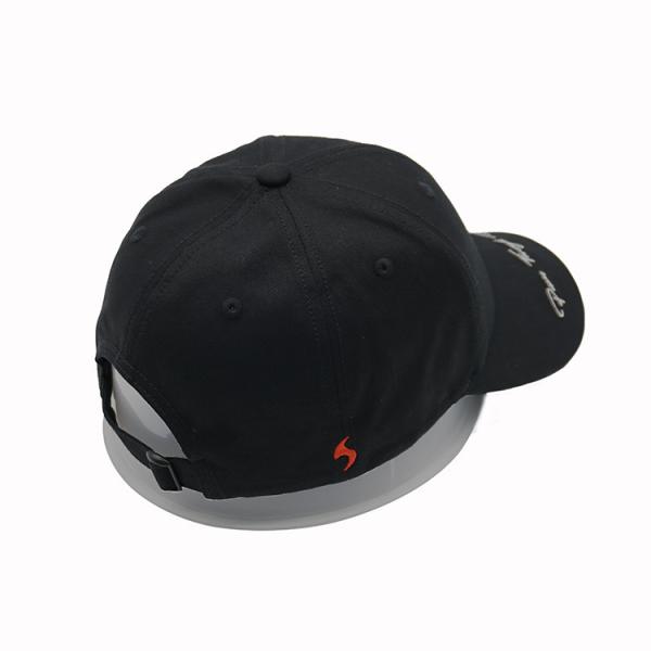 6 Panel 100% de algodón Capota de béisbol hombre de moda en blanco no estructurado Ajustable