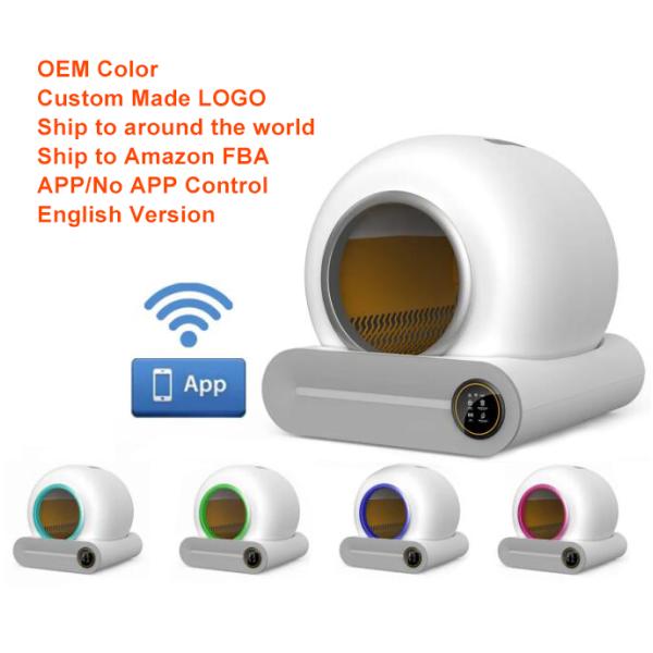 New Automatic Cat Litter Box Smart App Control Self Cleaning Litter Boxes Cat Sandbox Electronic Pet Toilet Cat Supplies