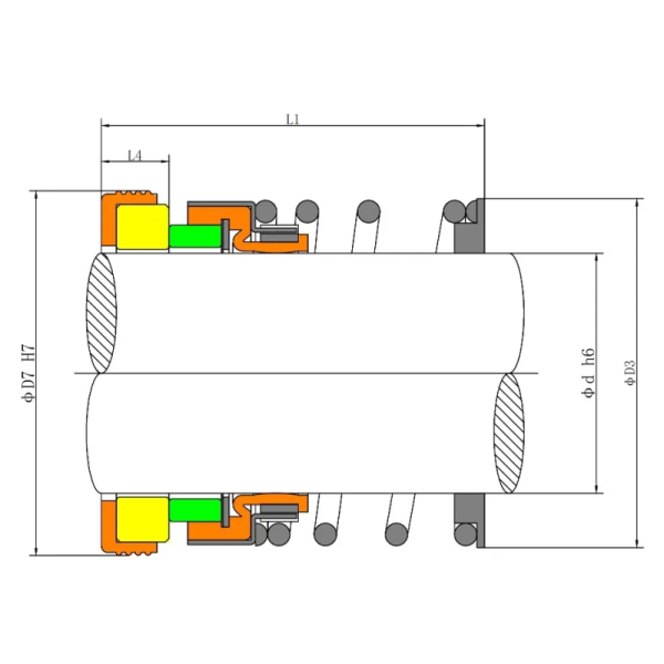 TD-28 TDS Mechanical Seals for Cnp Pumps Td Series Centrifugal Water Pumps