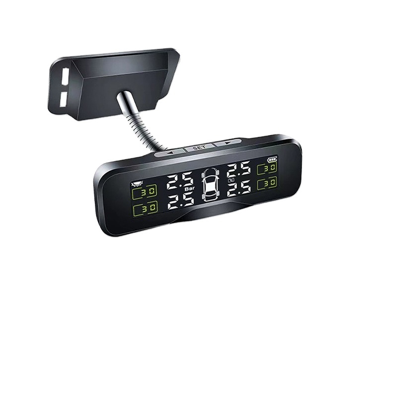 High-Precision Wireless Solar Tire Pressure Monitor New Arbitrary Angle Adjustment Built-In External Universal Car TPMS JYS