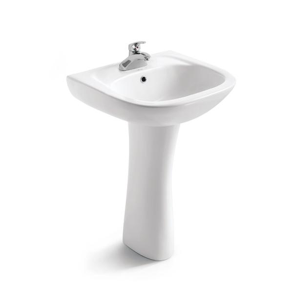 Таз постамента СТРЕЛКИ FP3601 Freestanding, керамический небольшой постамент раковины Bathroom