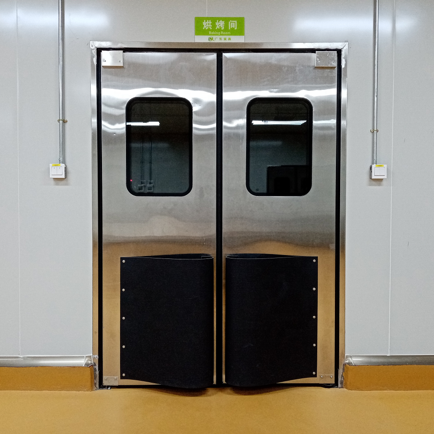 Heavy Duty Impact Resistant Kitchen Swing Door For Commercial Kitchen