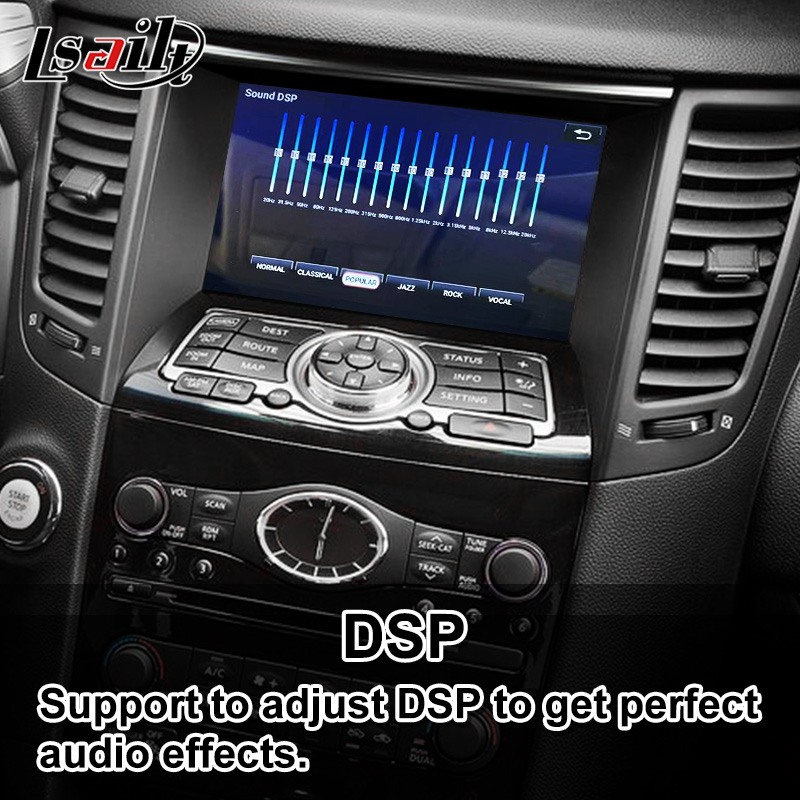 Lsailt 8G Android мультимедийный интерфейс для Infiniti QX70 FX35 FX37 2008-2017 интегрированный беспроводной CarPlay, Android Auto