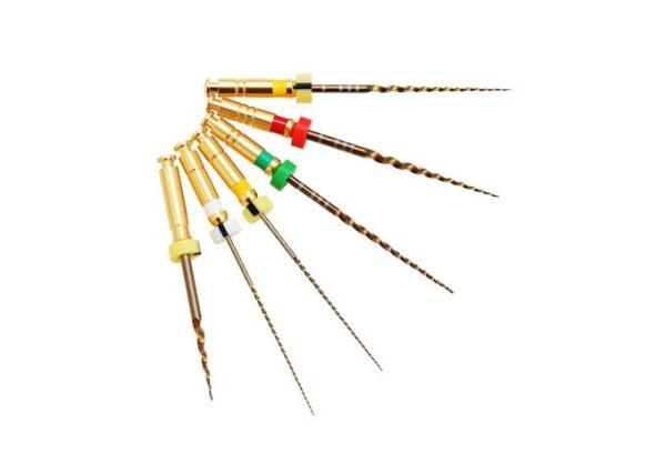 NITI 25mm 31mm Dental Rotary Files Endo Root Canal 6 Pcs / Package