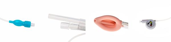 Silicone Cuff Double Lumen Lma Insert with dial Pressure indicator