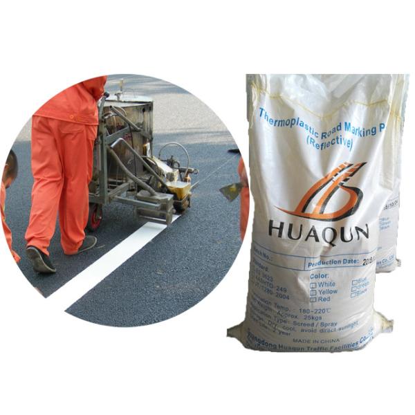Thermoplastic Road Marking Paint, 180–220°C Application Temperature, Suitable for Highway, Street, and Parking Lot Markings