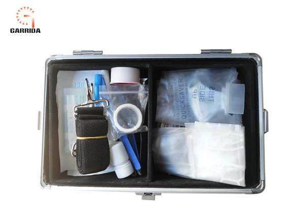 Aluminum Emergency First Aid Kit with Supplies First Aid Box for Home and Outdoor Activities