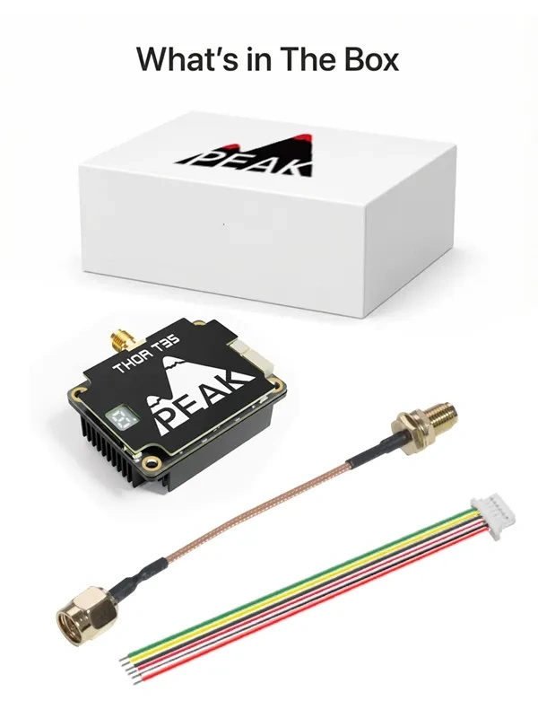 PeakFPV Thor T35 FPV VTX 3-5GHz 3W Ultra Long Range with 64CH