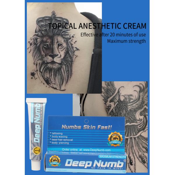 Blue Deep Numb Tattoo Numbing Cream for Piercing Miroblading Semi-Permanent Makeup Tattpp Anesthetic Cream