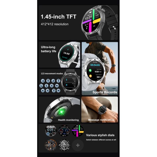 G55 Smartwatch Watch 1.45