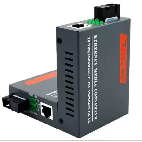 Gigabit Optical Fiber Transceiver 20KM 1310nm 1550nm HTB-GS-03A/B Single Mode