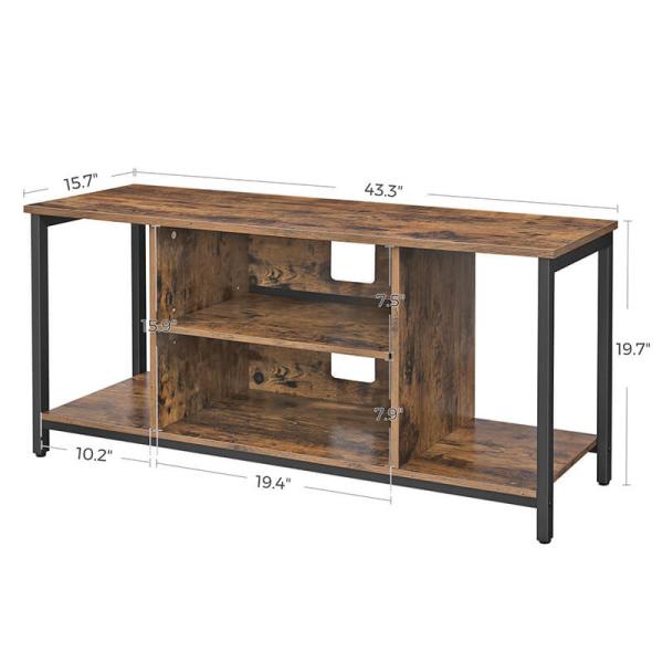 Industrial TV Console Unit, Television Storage Cabinet, Particle Board TV Stand, ULTV39BX